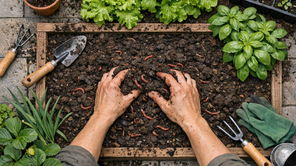 Cómo aprovechar las lombrices para mejorar la calidad del suelo de tu huerto en casa
